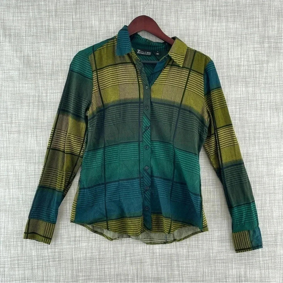 7th Avenue long sleeve button down shirt Womens S  8852/b - Picture 1 of 8